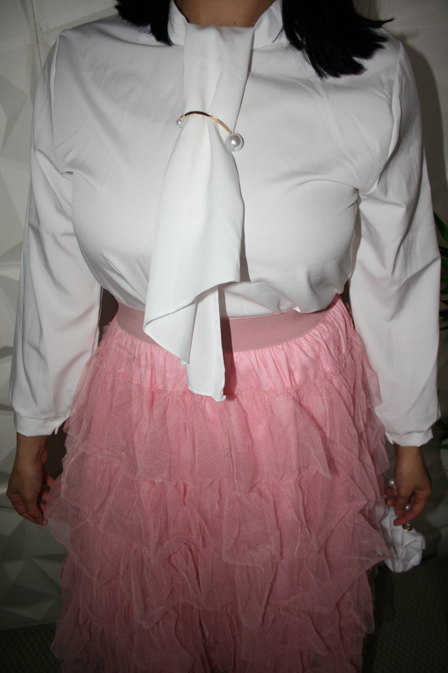 Elegant Tie Top