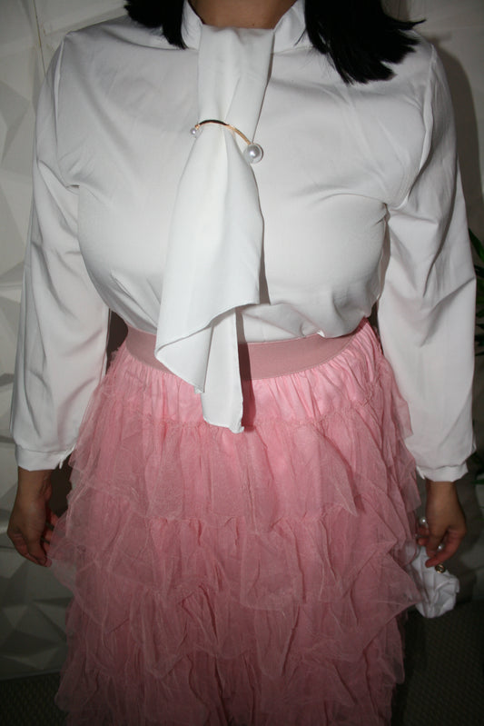 Elegant Tie Top