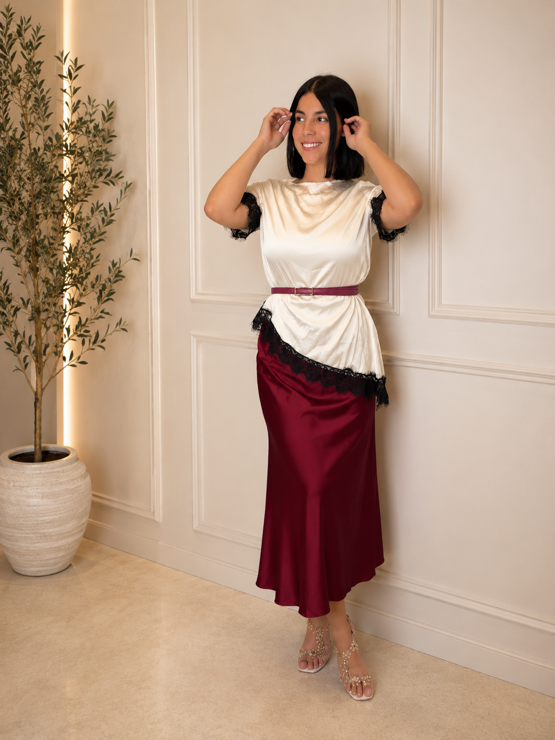 Blusa Perla Noir