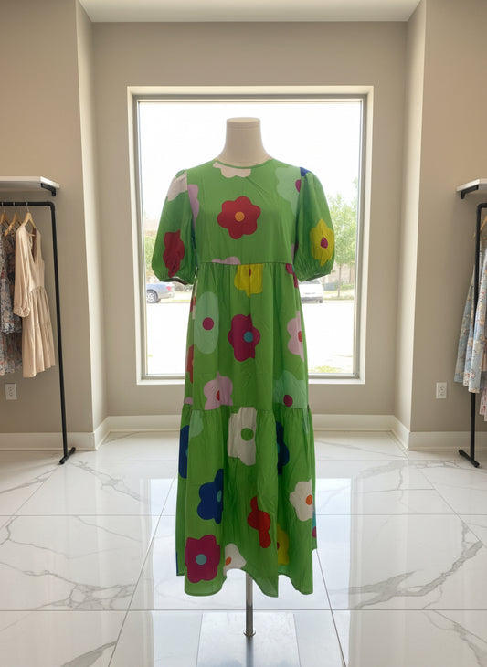 VESTIDO ESTAMPADO DE FLORES