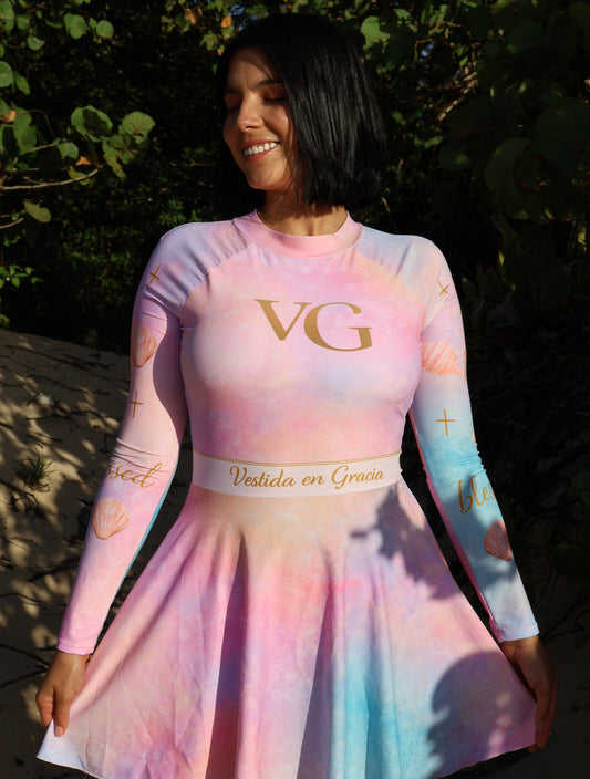 GRACE BLOOM SWIM DRESS