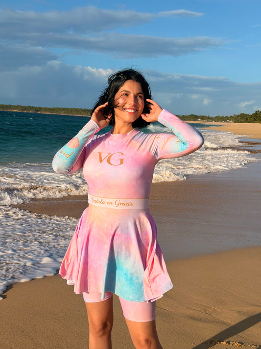 GRACE BLOOM SWIM DRESS