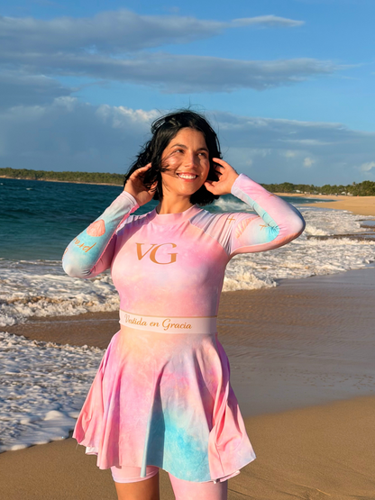 GRACE BLOOM SWIM DRESS