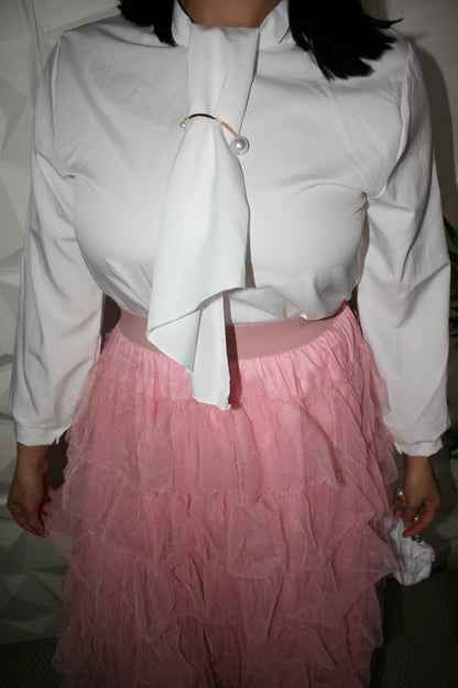 Elegant Tie Top