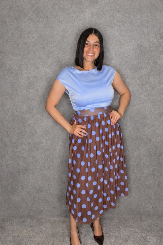 Blusa “Celeste” Satin
