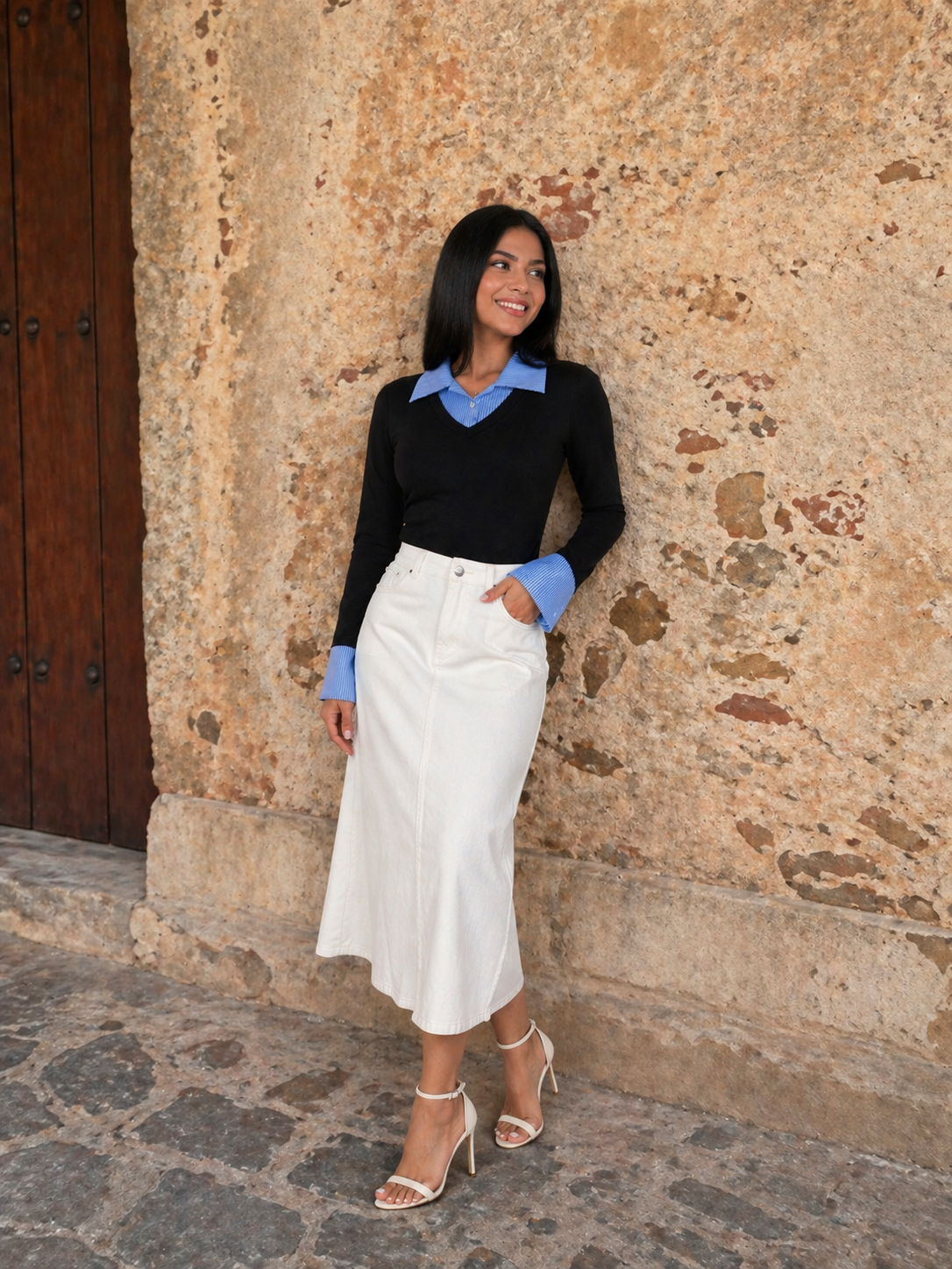 Denim White