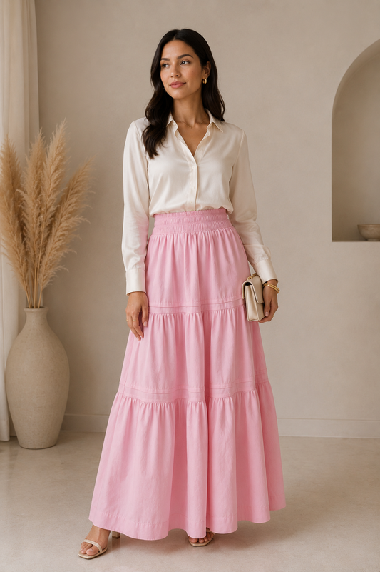Maxi Skirt Pink