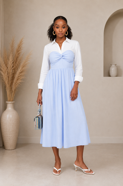 Baby Blue Maxi Dress